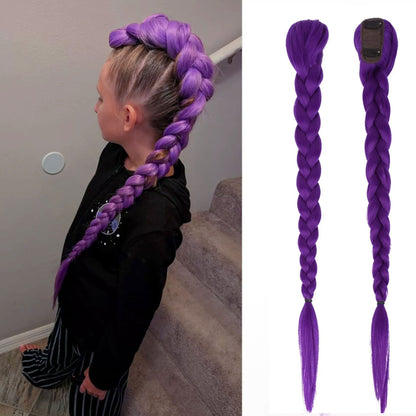 KPop Rumi Wig for Child or Adult Purple Rumi Hair Cosplay Costume Accessory