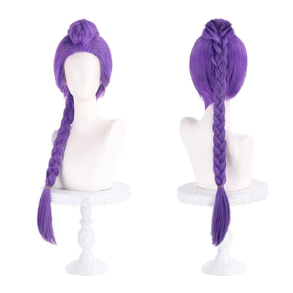 KPop Rumi Wig for Child or Adult Purple Rumi Hair Cosplay Costume Accessory
