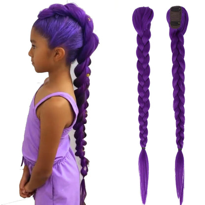 KPop Rumi Wig for Child or Adult Purple Rumi Hair Cosplay Costume Accessory