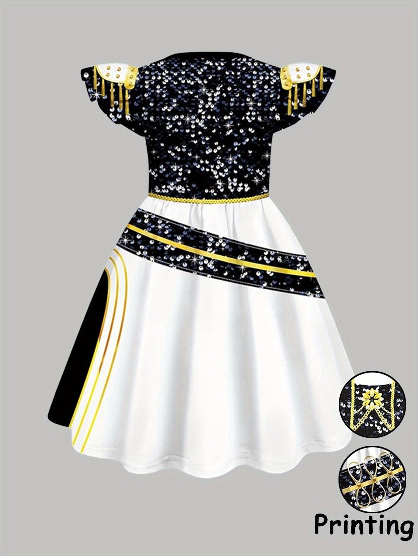 Girls KPop Dress Rumi / Mira / Zoey Cosplay Dress Party or Daily Dress Up Outfit