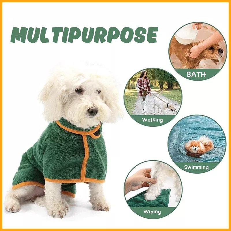 Super Absorbent Pet Bathrobe Towel