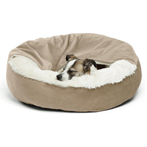 Cozy Dog Cave Bed for Peaceful Sleep