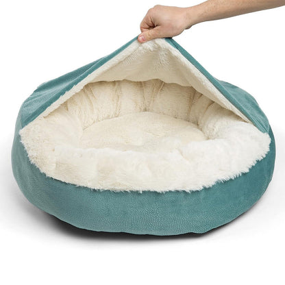 Cozy Dog Cave Bed for Peaceful Sleep