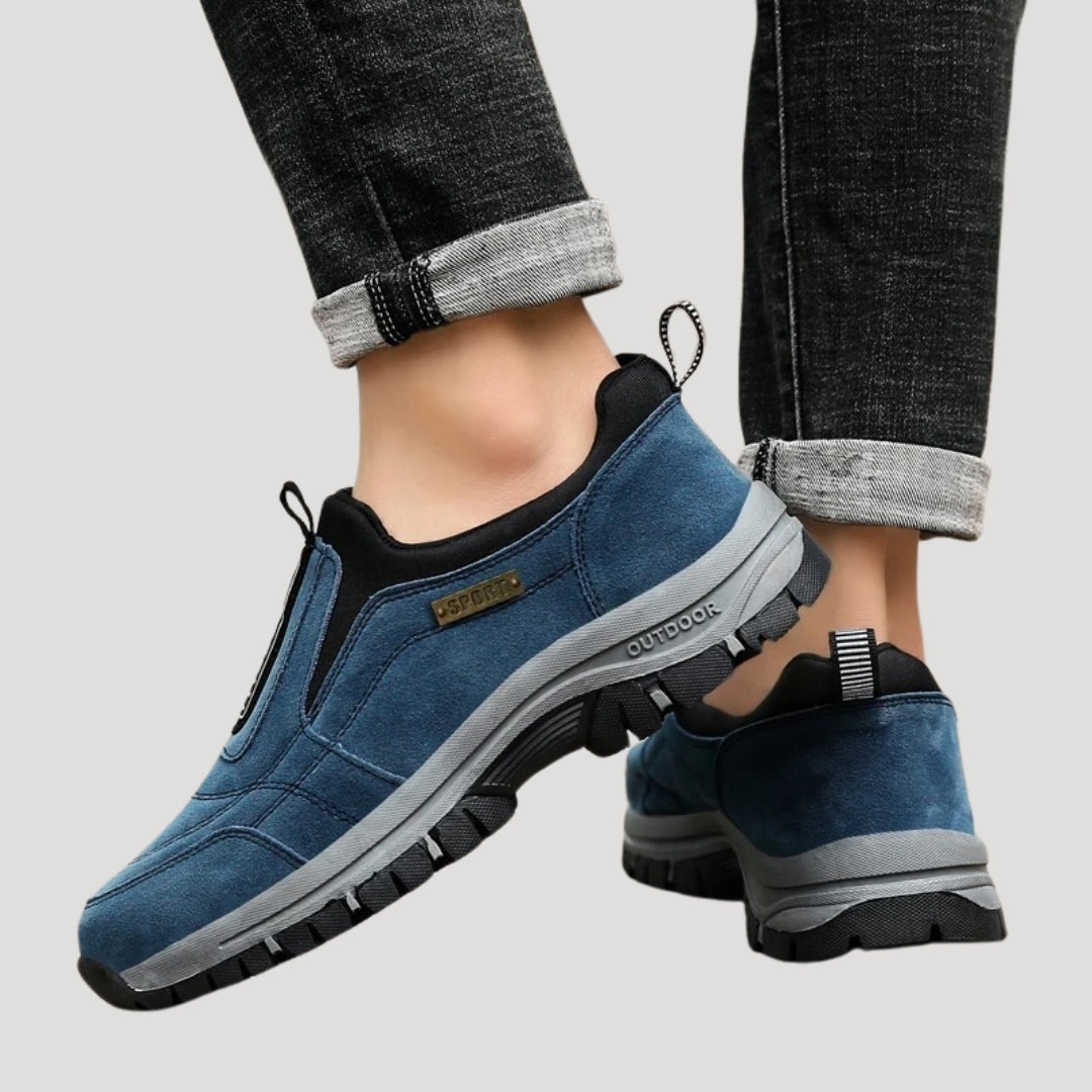 Men's Breathable Fabric Walking Shoes | Comfortable Slip-On Outdoor Footwear 5