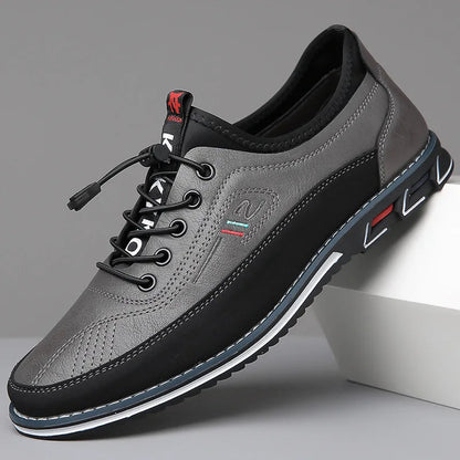 Men's Cushioned Leather Dress Shoes | Comfortable Stylish Business Footwear 3