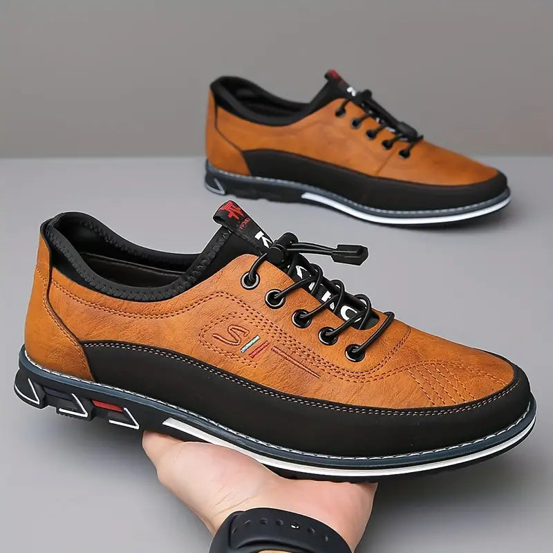 Men's Cushioned Leather Dress Shoes | Comfortable Stylish Business Footwear 5