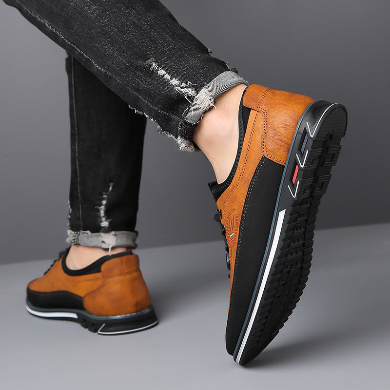 Men's Cushioned Leather Dress Shoes | Comfortable Stylish Business Footwear 6