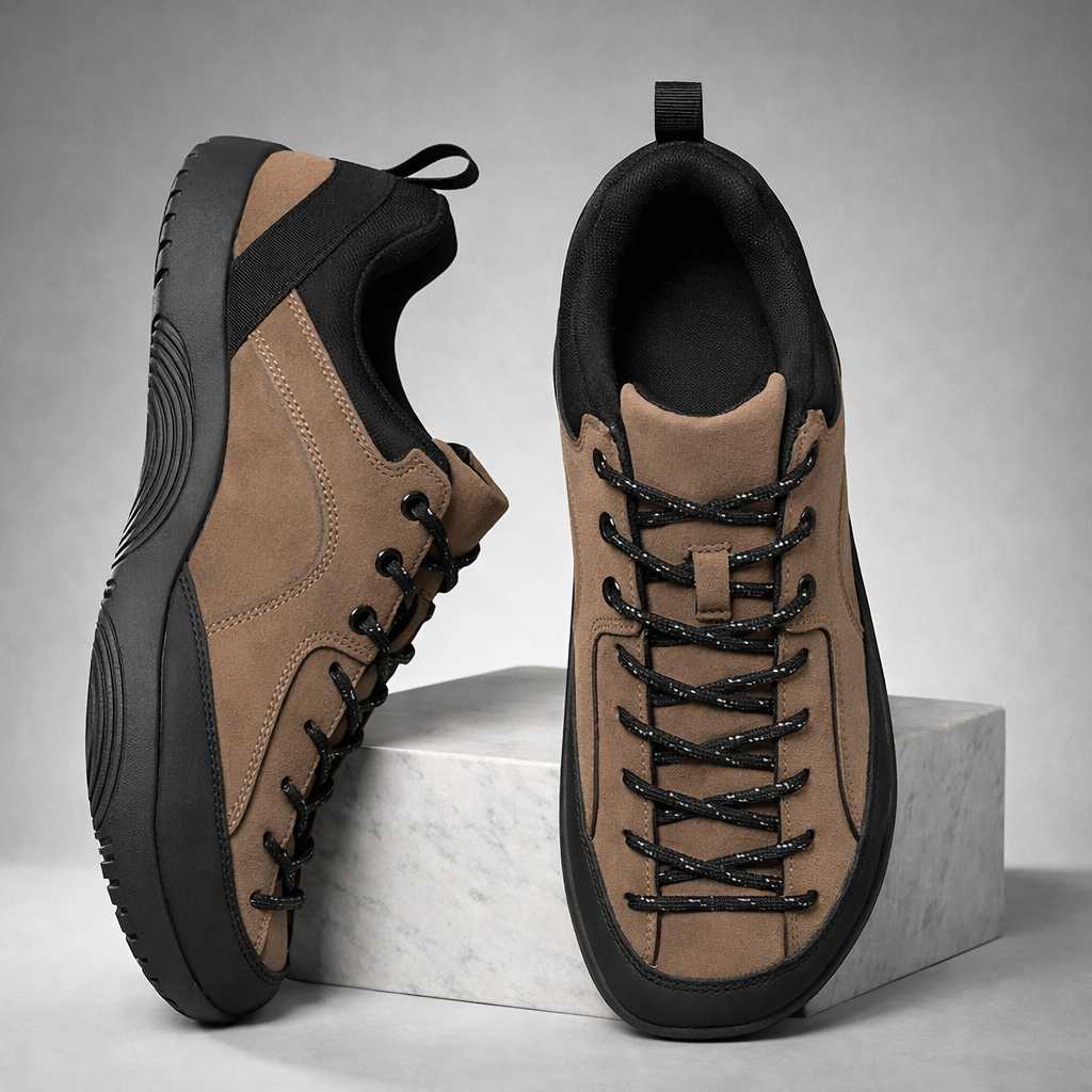 Men's Durable Matte-Finish Sneakers | Lightweight Trail-Inspired Everyday Shoes 2