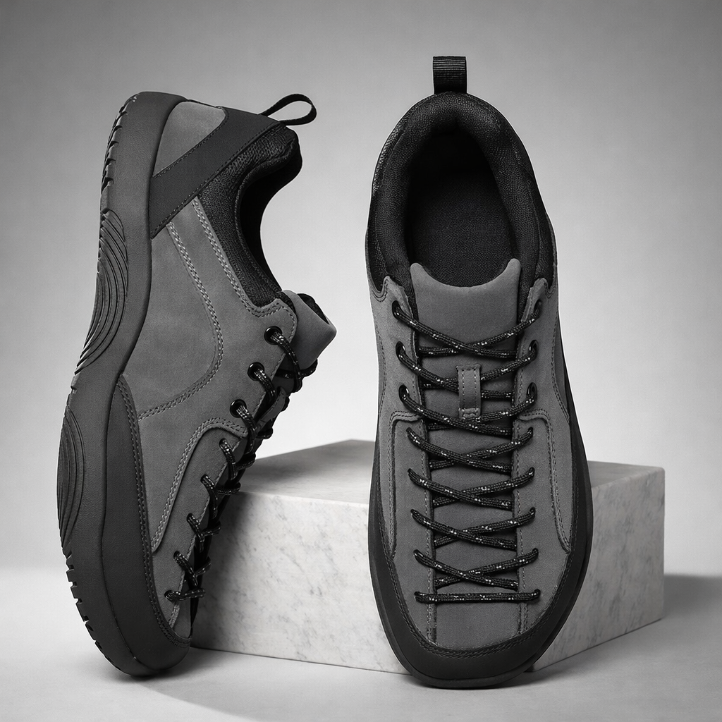 Men's Durable Matte-Finish Sneakers | Lightweight Trail-Inspired Everyday Shoes 3