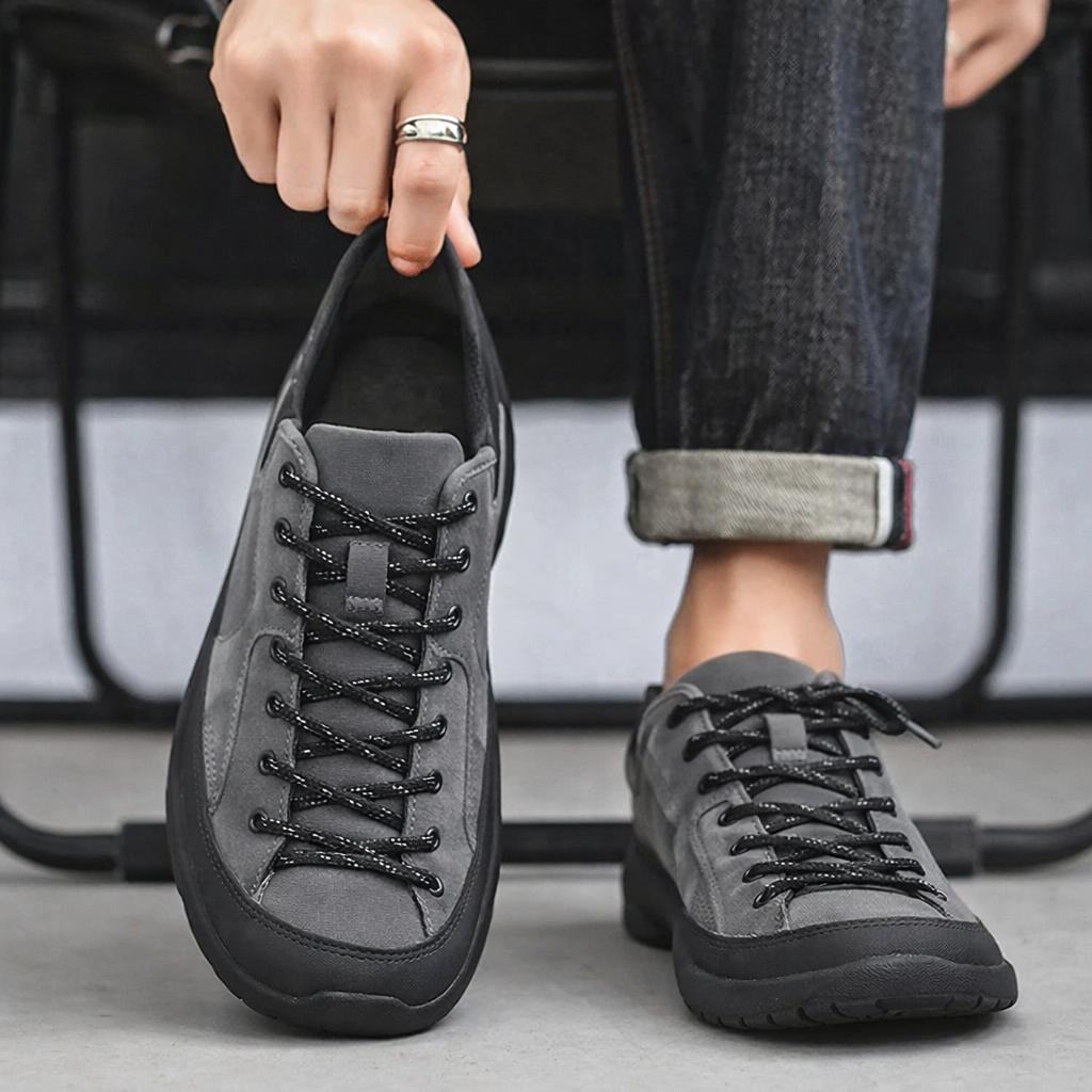 Men's Durable Matte-Finish Sneakers | Lightweight Trail-Inspired Everyday Shoes 6