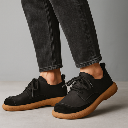 Men's Genuine Leather Sneakers | Artisan Handcrafted Casual Shoes | Comfortable Suede Design 4