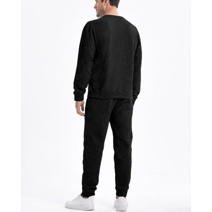 Men's Jacquard Sweatsuit Set | Comfortable Casual Tracksuit for All-Day Wear 2