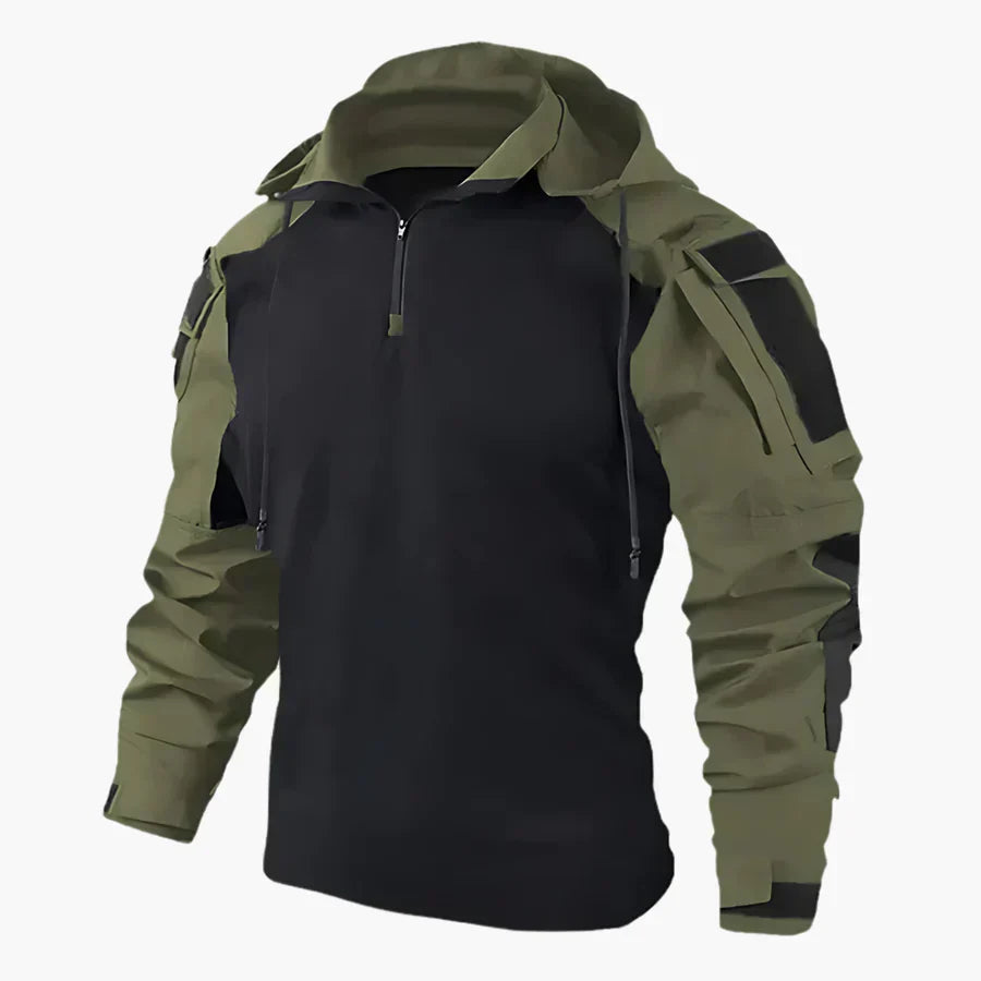 Men's Lightweight Water-Resistant Combat Jacket | Durable Versatile Autumn Winter Outerwear 0
