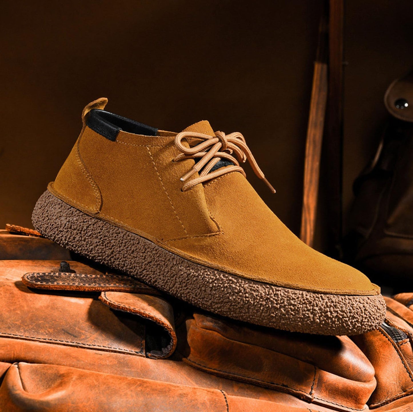 Men's Premium Suede Craft Shoes | Comfortable Orthopedic Urban Footwear 1