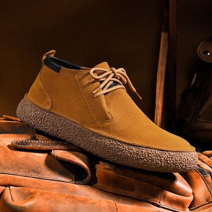 Men's Premium Suede Craft Shoes | Comfortable Orthopedic Urban Footwear 1