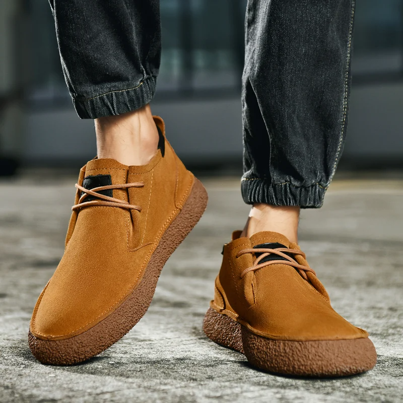 Men's Premium Suede Craft Shoes | Comfortable Orthopedic Urban Footwear 8