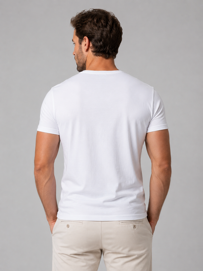 Bennett | Button-Neck Henley T-Shirt