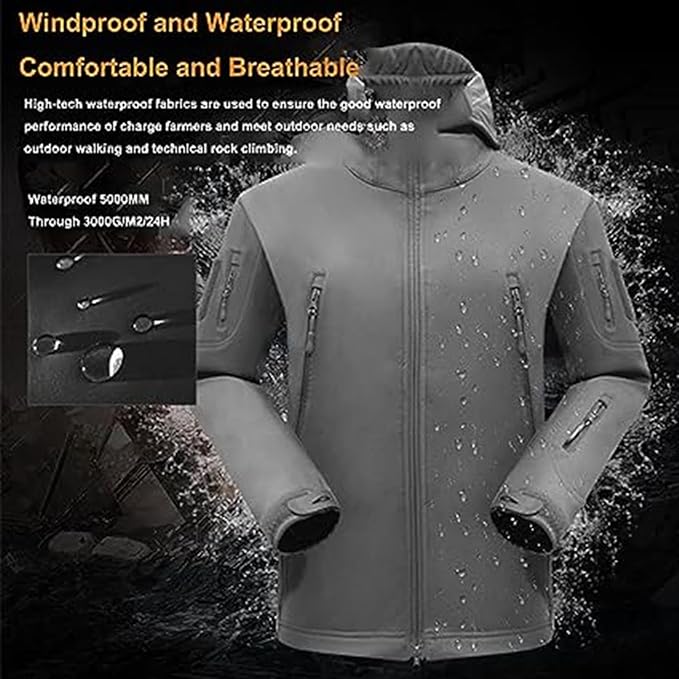 Men's Windproof Tactical Set | Durable Waterproof Outdoor Gear 5