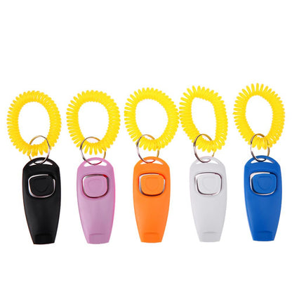 Premium 2-in-1 Dog Clicker with Integrated Whistle