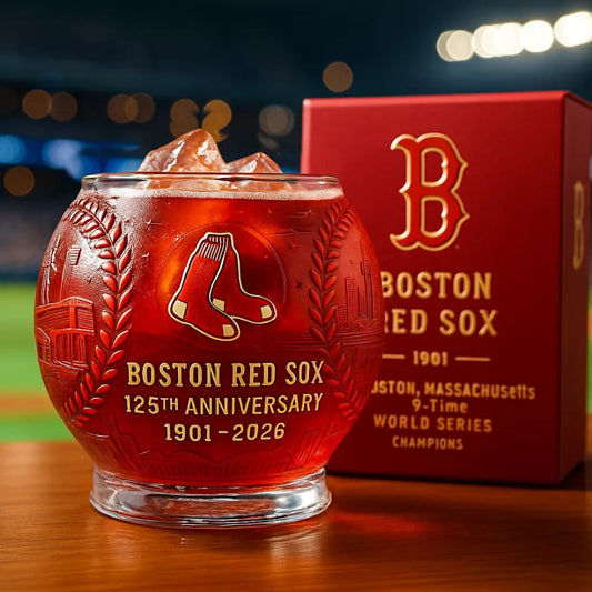 Boston Red Sox 125th Anniversary Glass