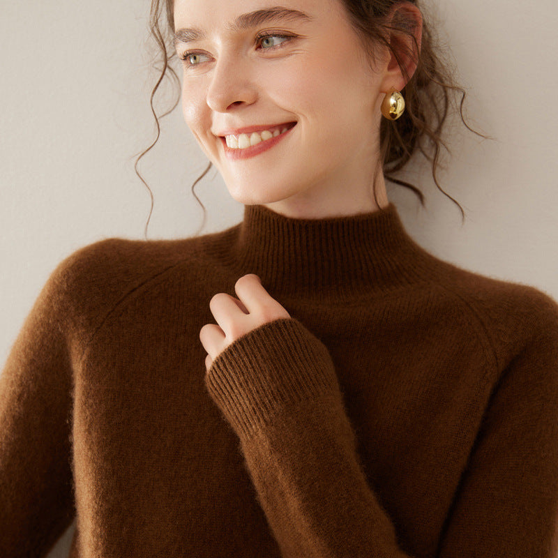 Anouk | Women's Half Turtleneck Knit Sweater