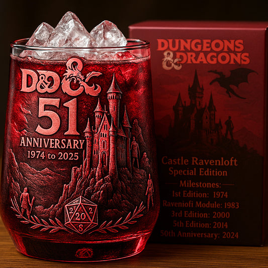 Dungeons & Dragons 51th Anniversary Glass