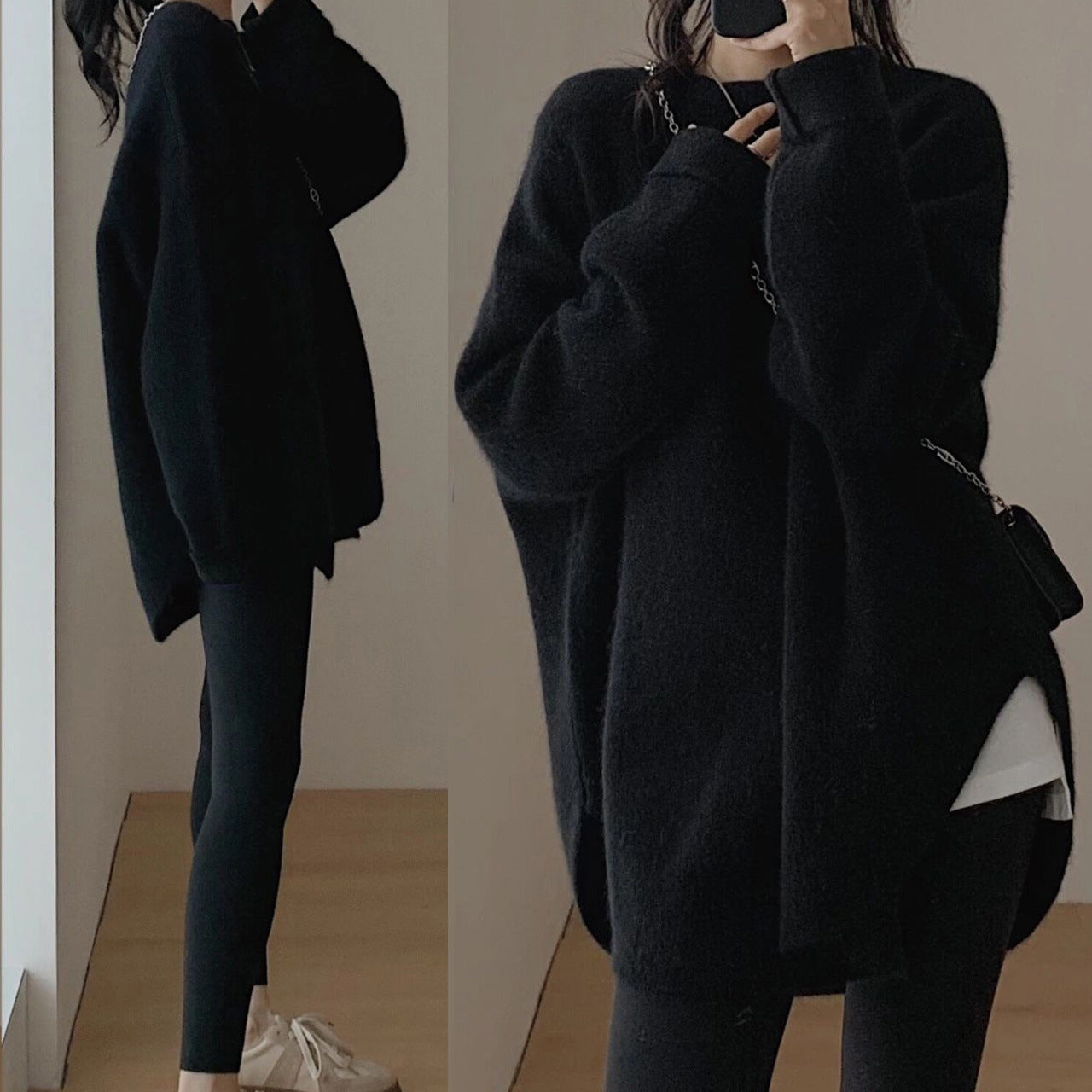 Margaux | Women's Longline Relaxed Knit Sweater