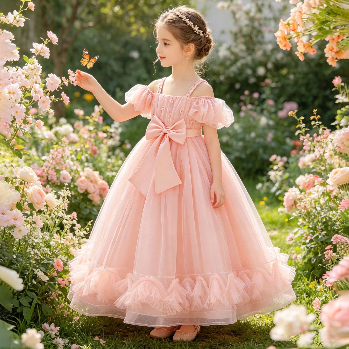 Elodie | Long Tulle Party Dress