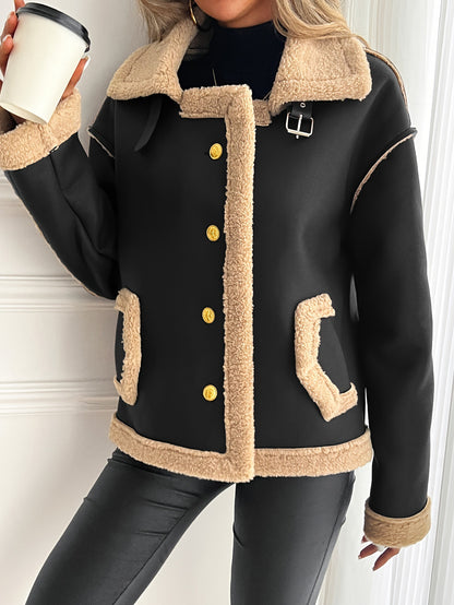 Vera | Cropped Shearling Jacket