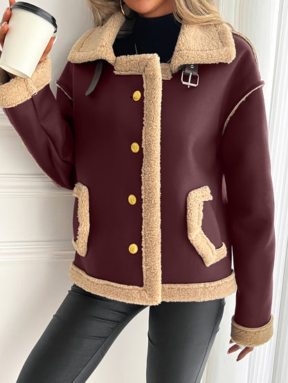 Vera | Cropped Shearling Jacket
