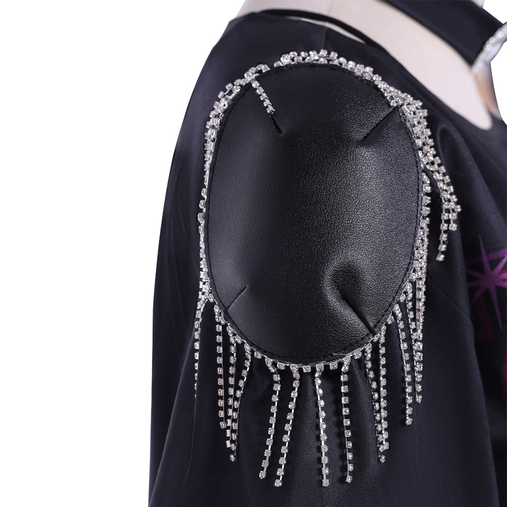 Kids & Adult KPop Mira Costume Fashion Stage Performance Outfit Mira Cosplay Top Skirt and Accessories