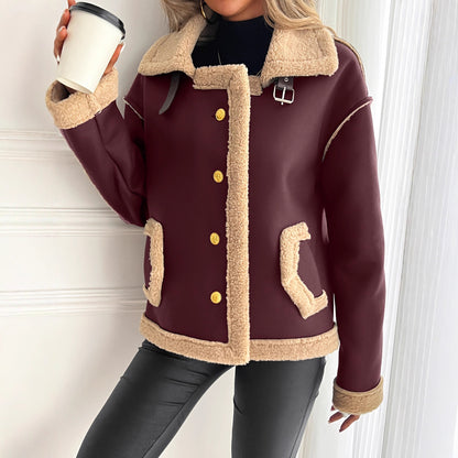 Vera | Cropped Shearling Jacket