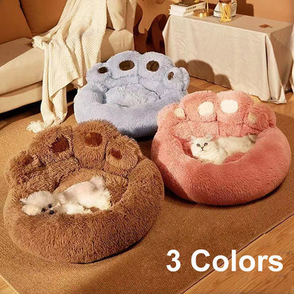 Calming Bear Paw Bed for Pets