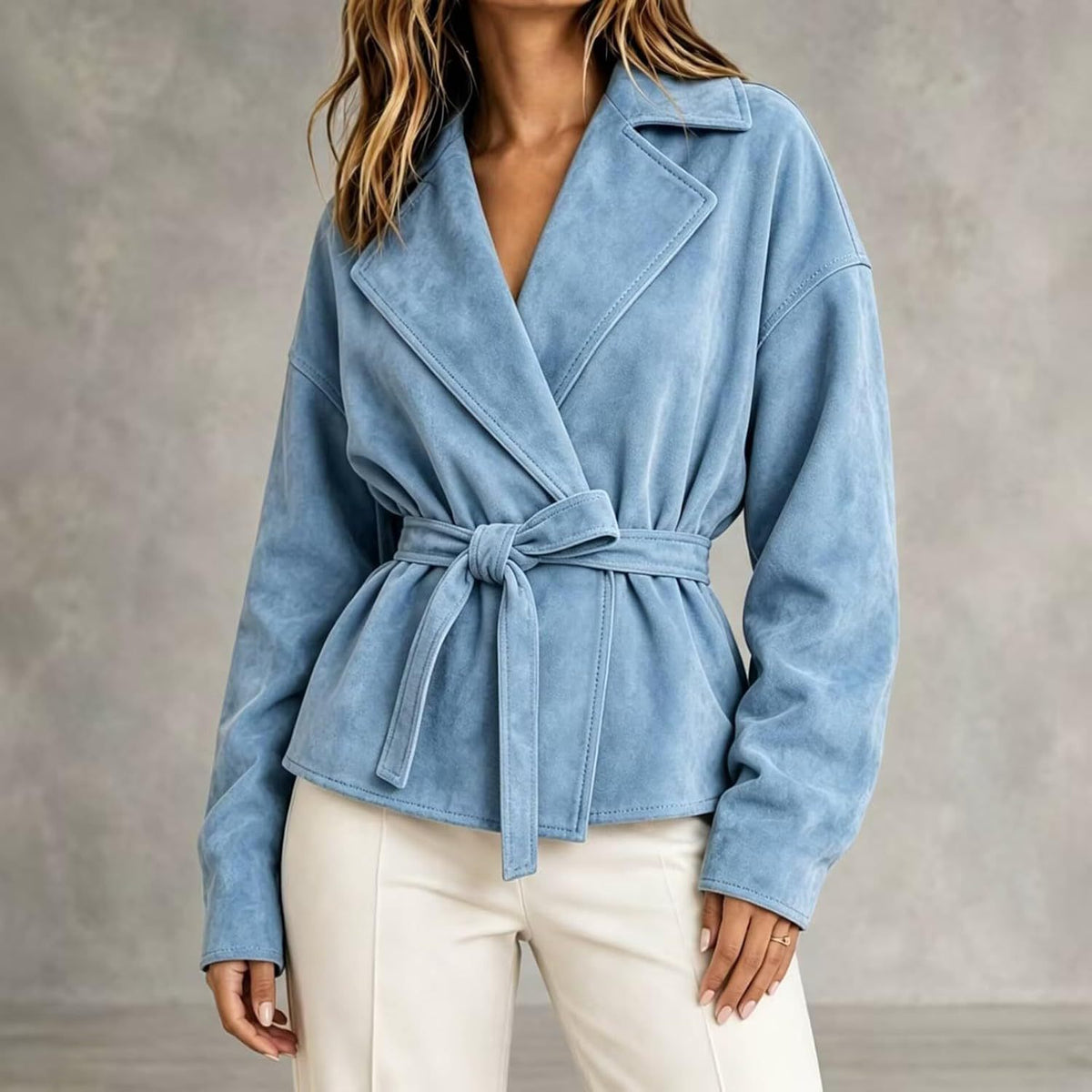Juniper | Belted Suede Jacket