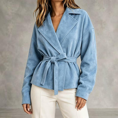 Juniper | Belted Suede Jacket