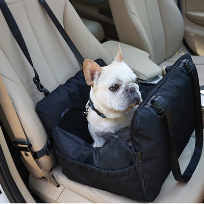 3-in-1 Waterproof Dog Car Booster Seat With Safety Belt