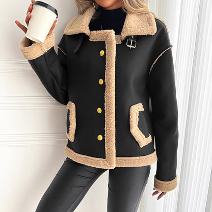 Vera | Cropped Shearling Jacket