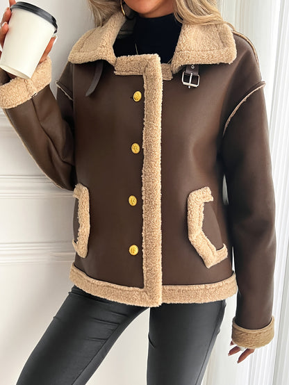 Vera | Cropped Shearling Jacket
