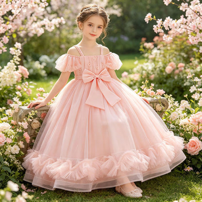 Elodie | Long Tulle Party Dress