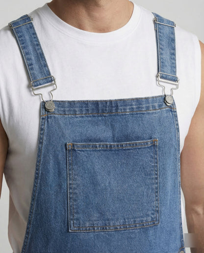 Kingsley | Men's Denim Bib Shorts