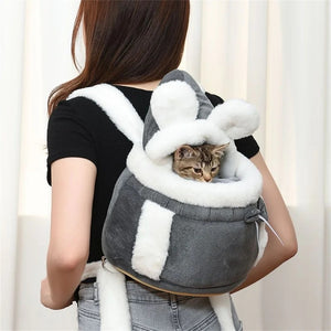 Outdoor Travel Dog Carrier Winter Warm Pet Carrying Backpack for Small Dogs and Cats