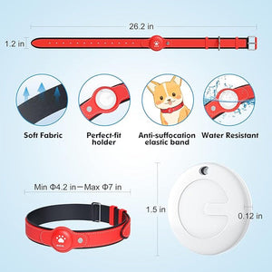 2-in-1 Smart Activity Pet Tracker Collar - Waterproof Pet GPS Locator