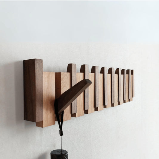 Piano Coat Rack | Entryway Flip Wall Hooks