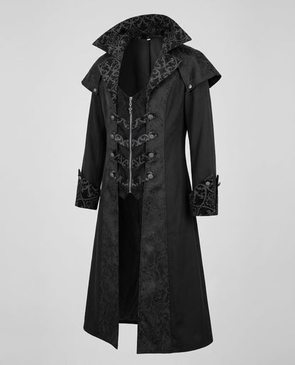 Ravenwood | Gothic High Collar Coat