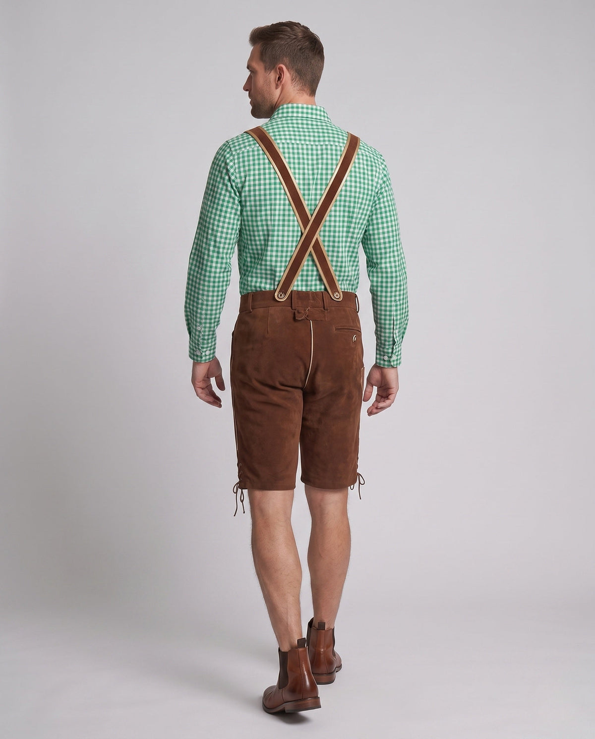 Halden | Embroidered Trachten Bib Pants