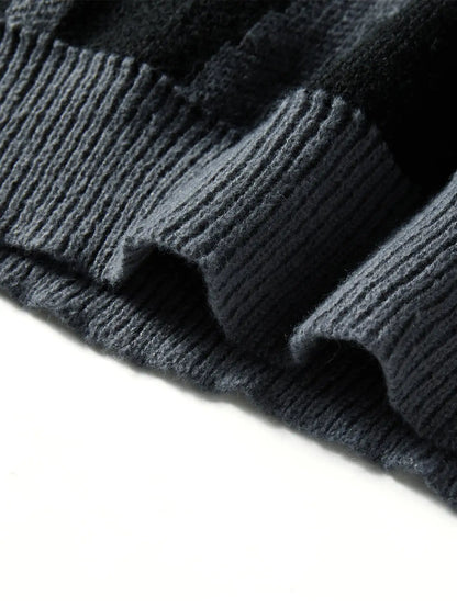 Garen | Abstract Wool Pullover Knit Sweater
