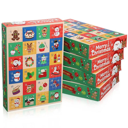 Advent Calendar DIY Christmas Surprise Boxes - Funny 24-Day Countdown Kit for Xmas Party Supplies