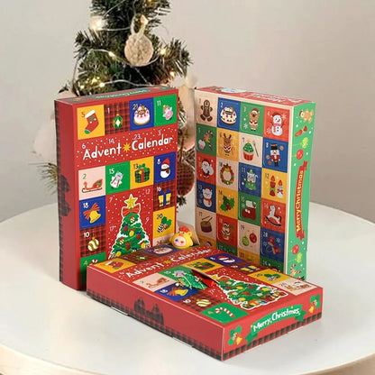 Advent Calendar DIY Christmas Surprise Boxes - Funny 24-Day Countdown Kit for Xmas Party Supplies