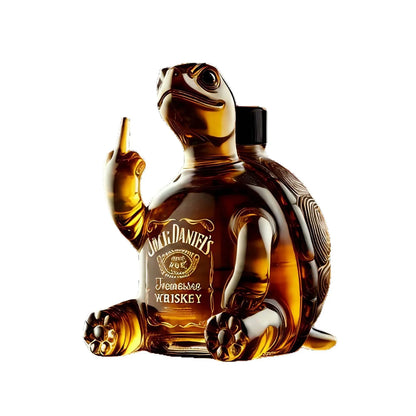 Rebellious Turtle Decanter Bottle