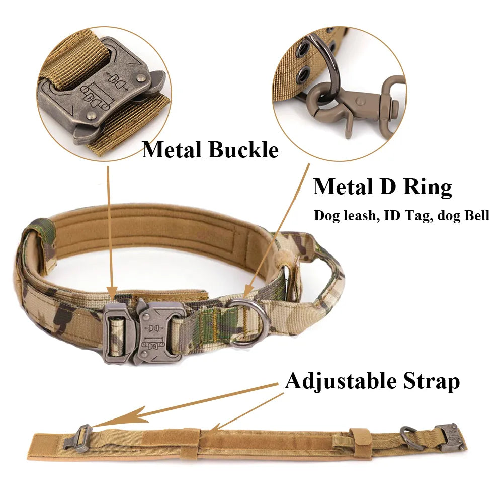 Personalised Dog Harness, Collar & Leash – k9 Tactical Working Dog Set
